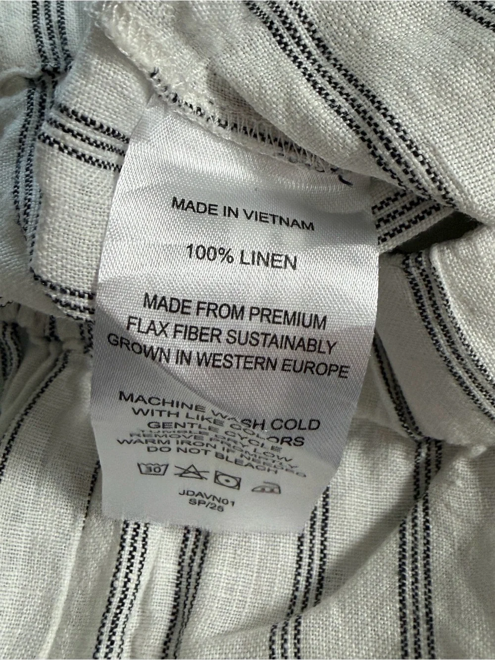 Quince Tapered Linen Pants - sz M